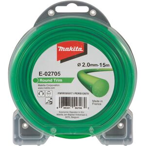 Makita E-02705 Bobines de fil rond &#039;&#039;Round Trim&#039;&#039; 2,0mmx15m