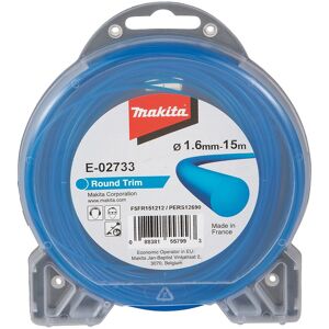 Makita E-02733 Fil nylon rond, 1,6 mm x 15 m