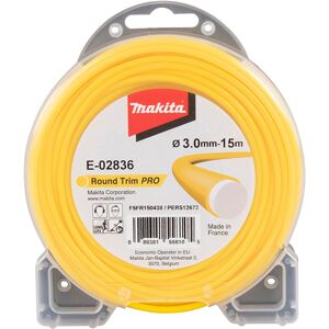 Makita E-02836 Bobines de fil co-extrudé rond PRO &#039;&#039;Round Trim&#039;&#039; 3,0mm, 15m