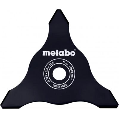 Metabo Lame a taillis a 3 ailettes 628432000 - Publicité Metabo Lame a taillis a 3 ailettes 628432000 - Publicité