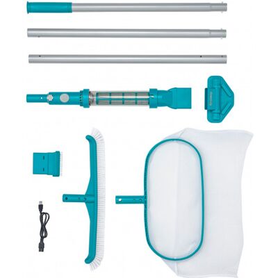 BESTWAY AquaSurge Kit d’entretien de piscine avec aspirateur et épuisette 58831 - Publicité BESTWAY AquaSurge Kit d’entretien de piscine avec aspirateur et épuisette 58831 - Publicité