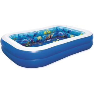 BESTWAY Family Pool Piscine gonflable 3D, 262 x 175 x