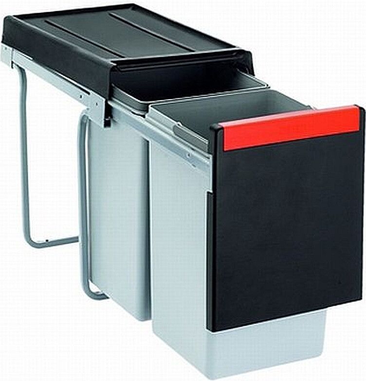 Franke POUBELLE CUBE 30 2 BACS 15/15L MANU Systemes de tri des déchets 134.0039.553