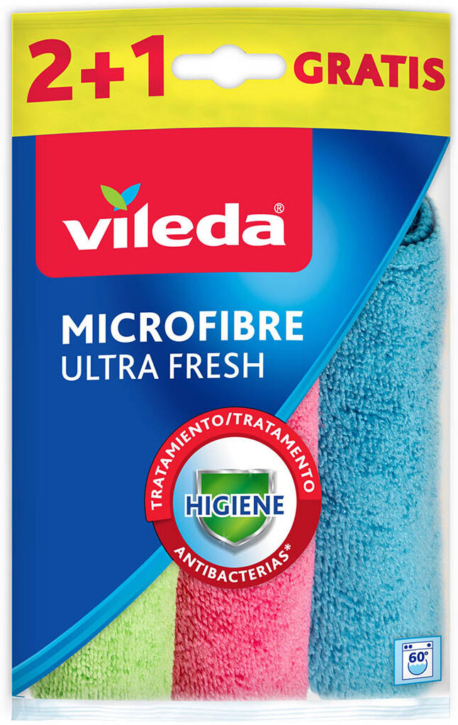 VILEDA Microfibre Ultra Fresh 2 +1 pcs. 162660