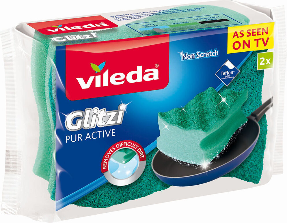 VILEDA PUR active Éponge supérieur 2 pcs. 116514