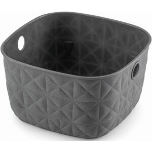 Curver SOFTEX XS 3L Panier de rangement 19,4 x 19,4 x 11,1 cm, gris foncé 00570-Z68 - Publicité Curver SOFTEX XS 3L Panier de rangement 19,4 x 19,4 x 11,1 cm, gris foncé 00570-Z68 - Publicité