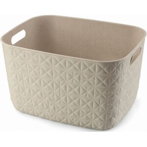 Curver SOFTEX L 19L Panier de rangement 37,9 x 29,2 x 22,1 cm, beige 00574-Z67 - Publicité Curver SOFTEX L 19L Panier de rangement 37,9 x 29,2 x 22,1 cm, beige 00574-Z67 - Publicité
