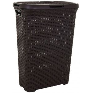 Curver STYLE 40L Coffre a linge 44,8 x 61,5 x 26,5 cm, marron foncé 00709-210 - Publicité Curver STYLE 40L Coffre a linge 44,8 x 61,5 x 26,5 cm, marron foncé 00709-210 - Publicité