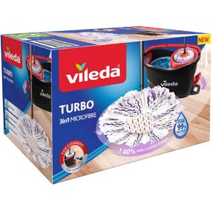 VILEDA TURBO 3 en 1 Set complet balai avec systeme rotatif 167751 - Publicité
