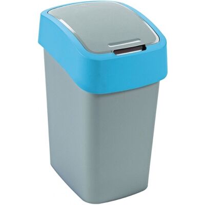 Poubelle Curver 25L Bleu - Résistante, Couvercle Étanche - Publicité Poubelle Curver 25L Bleu - Résistante, Couvercle Étanche - Publicité