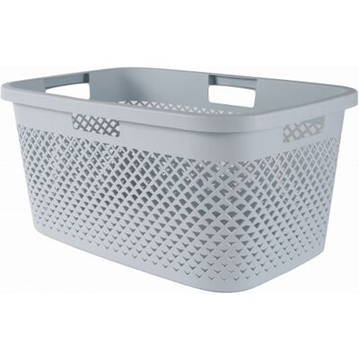 Curver PURE 47L Panier a linge 60 x 40 x 28 cm, bleu 01917-126 - Publicité Curver PURE 47L Panier a linge 60 x 40 x 28 cm, bleu 01917-126 - Publicité
