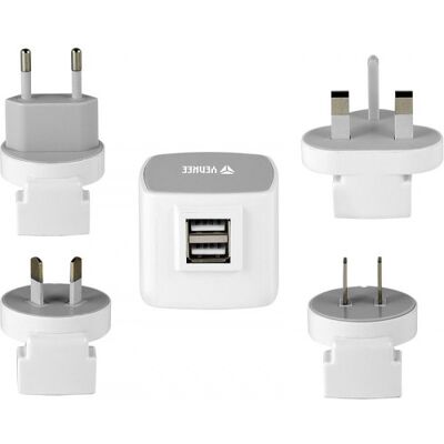 YENKEE YAT 202 Adaptateur de voyage USB 3,5A 35045892 - Publicité YENKEE YAT 202 Adaptateur de voyage USB 3,5A 35045892 - Publicité