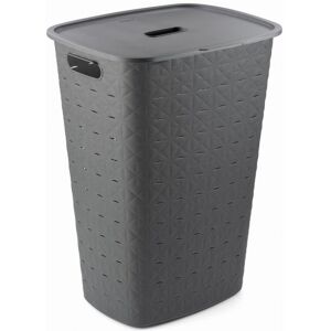 Curver SOFTEX 56L Coffre a linge 34 x 43,8 x 59,9 cm, gris foncé 00571-Z68 - Publicité Curver SOFTEX 56L Coffre a linge 34 x 43,8 x 59,9 cm, gris foncé 00571-Z68 - Publicité