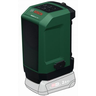 Bosch UnivesalSpeaker 18V-1 Haut-parleur Bluetooth 06039G5000 - Publicité Bosch UnivesalSpeaker 18V-1 Haut-parleur Bluetooth 06039G5000 - Publicité