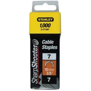 Stanley 1-CT106T Agrafes cavaliers 10mm Type 7 - boite de 1000pcs