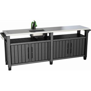 KETER UNITY CHEF 415L Table multifonctionnelle de barbecue, 237 x 51,3 x 89,4 cm 17206370