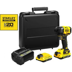 Stanley SFMCF820D2K FatMax V20 Clé a chocs a trois vitesses (1/4&quot; 190 Nm) (18V 2x 2,0Ah)