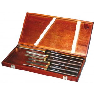 Holzmann Coffret de 6 gouges de tournage HSS H6TLG - Publicité Holzmann Coffret de 6 gouges de tournage HSS H6TLG - Publicité
