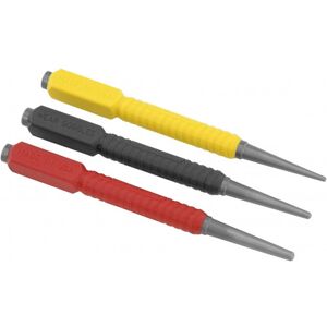 Stanley 0-58-930 DynaGrip Chasse-clous, jeu de 3 pieces - Publicité Stanley 0-58-930 DynaGrip Chasse-clous, jeu de 3 pieces - Publicité