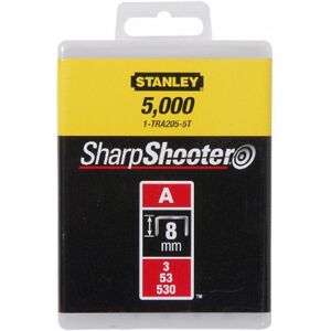 Stanley 1-TRA205-5T Agrafes type A 5/53/530, 8mm, boite de 5000pcs - Publicité Stanley 1-TRA205-5T Agrafes type A 5/53/530, 8mm, boite de 5000pcs - Publicité