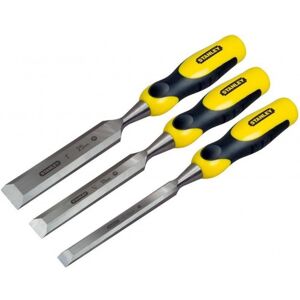 Stanley 2-16-883 DynaGrip Ciseaux a bois, 3 pieces (12, 18, 25mm) - Publicité Stanley 2-16-883 DynaGrip Ciseaux a bois, 3 pieces (12, 18, 25mm) - Publicité