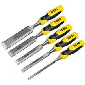 Stanley 2-16-885 DynaGrip Ciseaux a bois, 5 pieces (6, 12, 18, 25, 32mm) - Publicité Stanley 2-16-885 DynaGrip Ciseaux a bois, 5 pieces (6, 12, 18, 25, 32mm) - Publicité