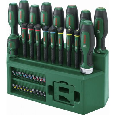 Bosch Set de 39 tournevis mixtes 1600A02Z9L - Publicité Bosch Set de 39 tournevis mixtes 1600A02Z9L - Publicité