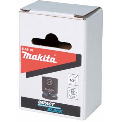 Makita - E-16178 - entraînement 1/2 po - 21 mm - Clé à douille - Publicité Makita - E-16178 - entraînement 1/2 po - 21 mm - Clé à douille - Publicité