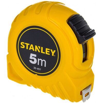 Stanley 1-30-497 Metre a ruban 5m/19mm - Publicité Stanley 1-30-497 Metre a ruban 5m/19mm - Publicité