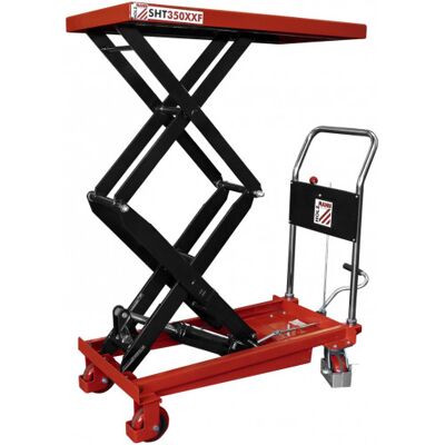 Holzmann Table élévatrice hydraulique a ciseaux (350kg) SHT350XXF - Publicité Holzmann Table élévatrice hydraulique a ciseaux (350kg) SHT350XXF - Publicité