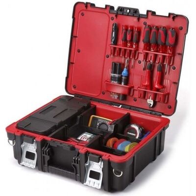 KETER TECHNICAN BOX Boîte a outils 48x18x38 cm, noir/rouge 17198036 - Publicité KETER TECHNICAN BOX Boîte a outils 48x18x38 cm, noir/rouge 17198036 - Publicité