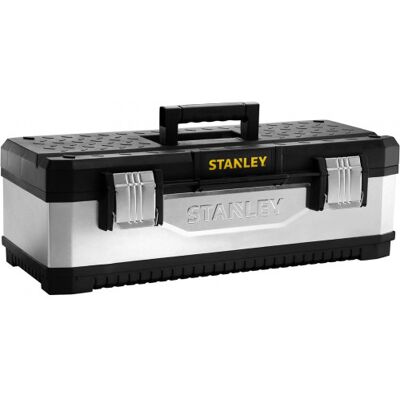 Stanley 1-95-620 26" Boîte a outils bimatiere galvanisee - Publicité Stanley 1-95-620 26" Boîte a outils bimatiere galvanisee - Publicité