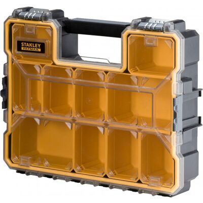 Stanley 1-97-518 FatMax Organiseur professionnel profond, 10 compartiments - Publicité Stanley 1-97-518 FatMax Organiseur professionnel profond, 10 compartiments - Publicité