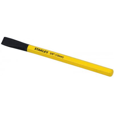 Stanley 4-18-286 Burin plat pour métal 10x140mm - Publicité Stanley 4-18-286 Burin plat pour métal 10x140mm - Publicité