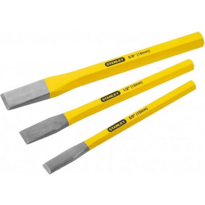 Stanley 4-18-298 Set de 3 burins de serrurier - Publicité Stanley 4-18-298 Set de 3 burins de serrurier - Publicité