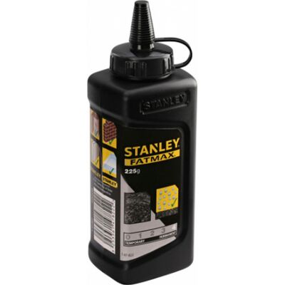 Stanley 9-47-822 FatMax Poudre de craie noir 226g - Publicité Stanley 9-47-822 FatMax Poudre de craie noir 226g - Publicité