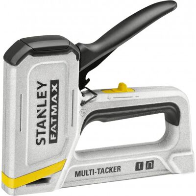 Stanley FMHT70443-0 FatMax Agrafeuse-cloueuse aluminium travaux légers - Publicité Stanley FMHT70443-0 FatMax Agrafeuse-cloueuse aluminium travaux légers - Publicité