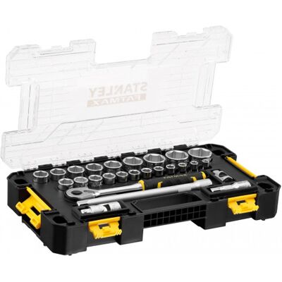 Stanley FMMT98103-1 FatMax Jeu de douilles L PRO-STACK 1/2", 26 pieces - Publicité Stanley FMMT98103-1 FatMax Jeu de douilles L PRO-STACK 1/2", 26 pieces - Publicité