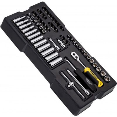 Stanley STMT1-74175 Douilles/accessoires 1/4" 60 pieces - TransModul - Publicité Stanley STMT1-74175 Douilles/accessoires 1/4" 60 pieces - TransModul - Publicité