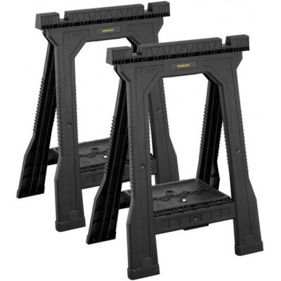 Stanley STST1-70355 Tréteau Pliable Junior (paire) - Publicité Stanley STST1-70355 Tréteau Pliable Junior (paire) - Publicité