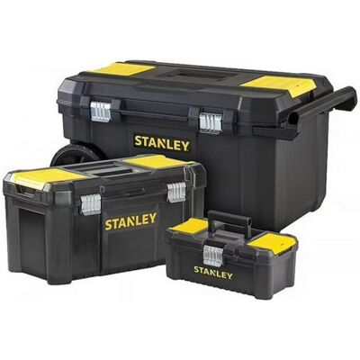 Stanley STST1-81065 Essential Boîte a outils 3en1 - Publicité Stanley STST1-81065 Essential Boîte a outils 3en1 - Publicité