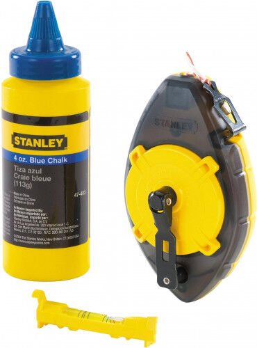 Stanley 0-47-465 PowerWinder Cordeau traceur 30m kit