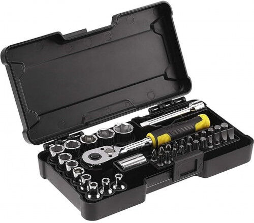 Stanley STMT82672-0 Coffret de douilles compact 1/4", 37 pieces