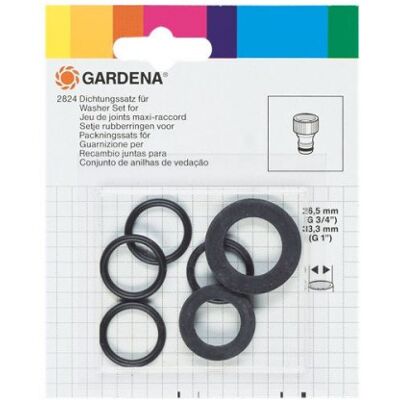 Gardena ProfiSystem Jeu de joints grand débit, ø G3/4"+G1" 2824-20 - Publicité Gardena ProfiSystem Jeu de joints grand débit, ø G3/4"+G1" 2824-20 - Publicité