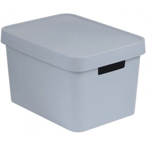 Curver INFINITY 17L Bac de rangement avec couvercle 36 x 22 x 27 cm gris 04743-099