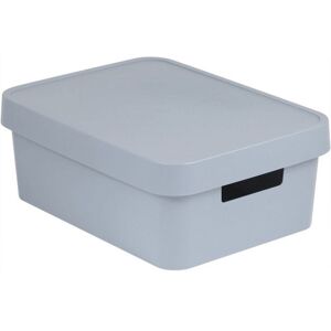 Curver INFINITY 11L Bac de rangement avec couvercle 36 x 14 x 27 cm gris 04752-099