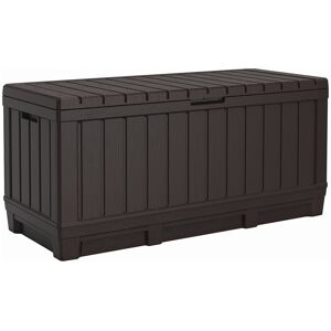 KETER KENTWOOD 350L Coffre de rangement 128 x 53,6 x 59 cm, marron 17210604