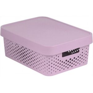 Curver INFINITY 11L Bac de rangement avec couvercle 36 x 14 x 27 cm rose 04753-X51 - Publicité Curver INFINITY 11L Bac de rangement avec couvercle 36 x 14 x 27 cm rose 04753-X51 - Publicité
