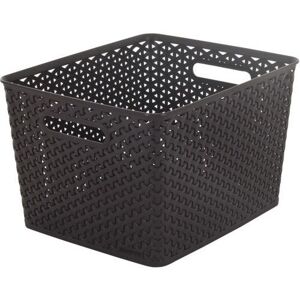 Boîte de rangement marron My Style Curver - 18L - Publicité Boîte de rangement marron My Style Curver - 18L - Publicité