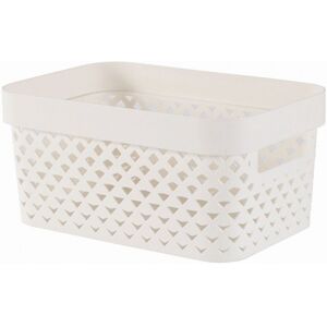 Curver PURE 4,5L Panier de rangement 26 x 17,5 x 12,3 cm, beige 01422-X64 - Publicité Curver PURE 4,5L Panier de rangement 26 x 17,5 x 12,3 cm, beige 01422-X64 - Publicité